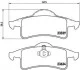 <strong>Гальмівні колодки дискові BREMBO P37006 (фото 1)</strong>