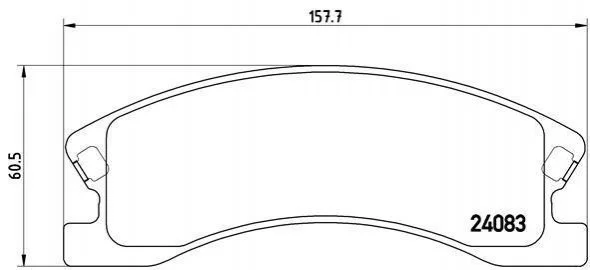 <strong>Гальмівні колодки дискові BREMBO P37008 (фото 1)</strong>