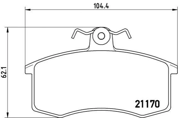 <strong>Гальмівні колодки дискові BREMBO P41003 (фото 1)</strong>