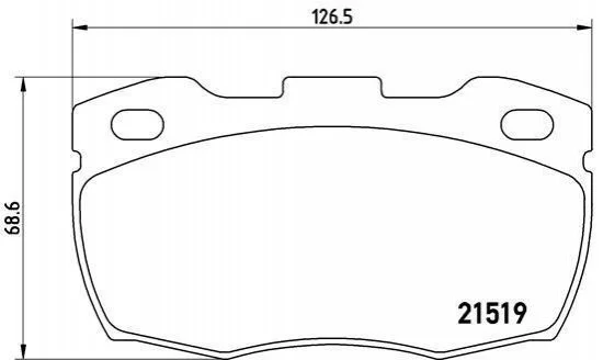 <strong>Гальмівні колодки дискові BREMBO P44 005 (фото 1)</strong>
