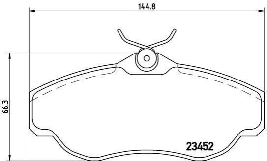 <strong>Гальмівні колодки дискові BREMBO P44008 (фото 1)</strong>