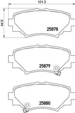 <strong>Гальмівні колодки дискові BREMBO P49049 (фото 1)</strong>
