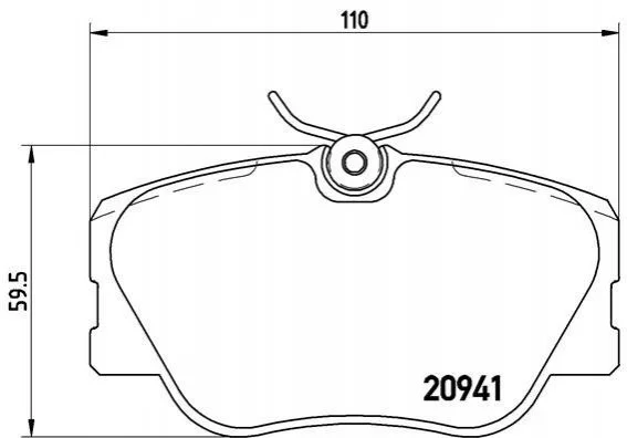 <strong>Гальмівні колодки дискові BREMBO P50008 (фото 1)</strong>