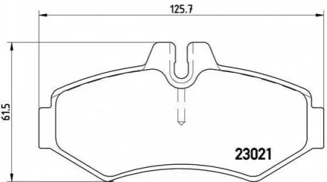 Колодки тормозные для BREMBO P50 020 фото товара