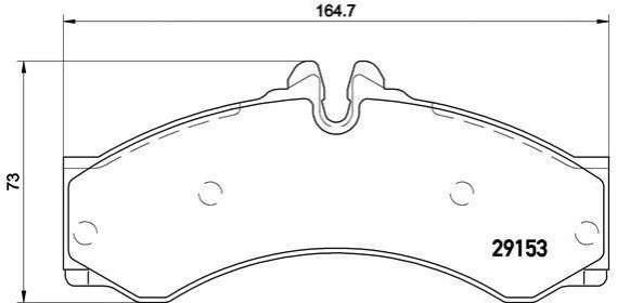 <strong>Гальмівні колодки дискові BREMBO P50028 (фото 1)</strong>