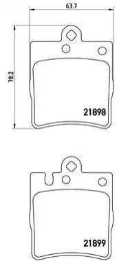 <strong>Гальмівні колодки дискові BREMBO P50033 (фото 1)</strong>