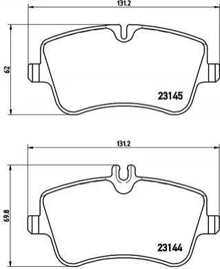 <strong>Гальмівні колодки дискові BREMBO P50 046 (фото 1)</strong>