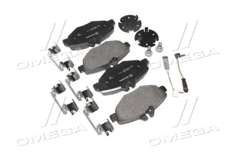 Гальмівні колодки дискові для Mercedes BREMBO P50049 фото товару