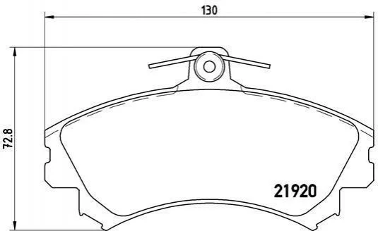 <strong>Колодки гальмівні дискові BREMBO P50055 (фото 1)</strong>