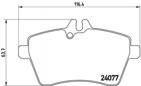 <strong>Гальмівні колодки дискові BREMBO P50056 (фото 1)</strong>