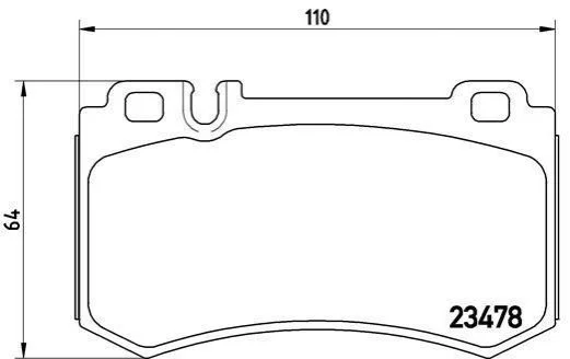 <strong>Гальмівні колодки дискові BREMBO P50061 (фото 1)</strong>