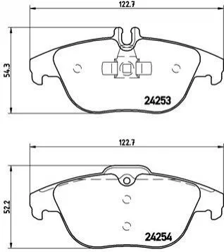 <strong>Гальмівні колодки дискові BREMBO P50068 (фото 1)</strong>