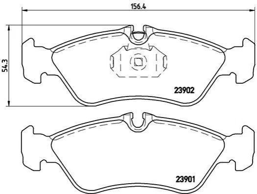 <strong>Тормозные колодки Brembo BREMBO P50082 (фото 1)</strong>