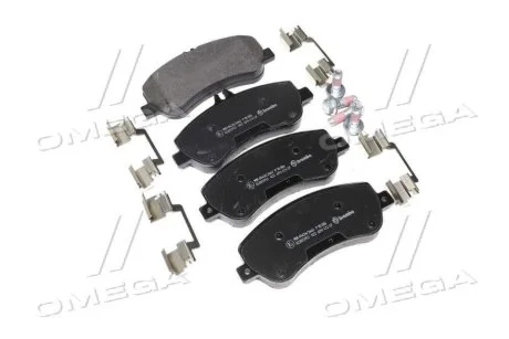 Колодки гальмівні дискові для BREMBO P50086 фото товару