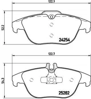 <strong>Гальмівні колодки дискові BREMBO P50104 (фото 1)</strong>