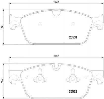 <strong>Гальмівні колодки дискові BREMBO P50 112 (фото 1)</strong>