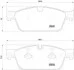 <strong>Гальмівні колодки дискові BREMBO P50 112 (фото 1)</strong>