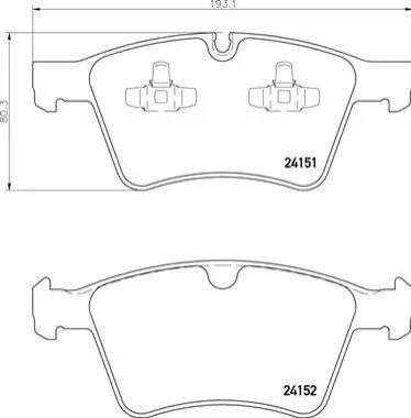 <strong>Гальмівні колодки дискові BREMBO P50115 (фото 1)</strong>