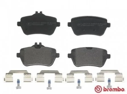 Гальмівні колодки дискові для Mercedes BREMBO P50117 фото товару