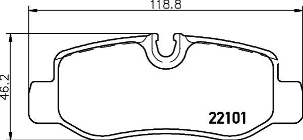 <strong>Тормозные колодки дисковые BREMBO P50126 (фото 1)</strong>