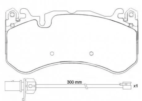 Гальмівні колодки дискові для Mercedes, Audi BREMBO P50 127 фото товару