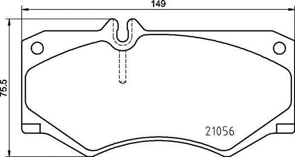<strong>Гальмівні колодки, дискові BREMBO P50134 (фото 1)</strong>