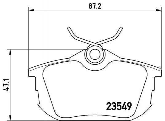 <strong>Гальмівні колодки дискові BREMBO P54023 (фото 1)</strong>