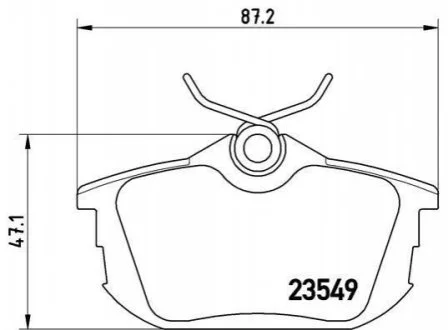Гальмівні колодки дискові для BREMBO P54023 фото товару