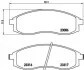 <strong>Гальмівні колодки дискові BREMBO P54 032 (фото 1)</strong>
