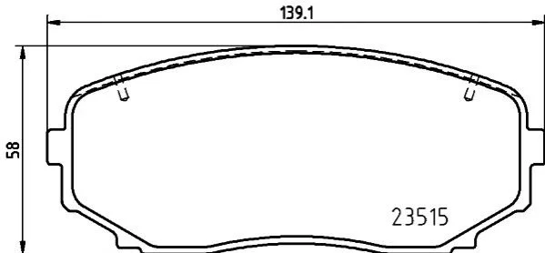 <strong>Гальмівні колодки дискові BREMBO P54 060 (фото 1)</strong>