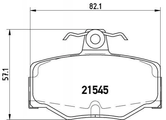 <strong>Гальмівні колодки дискові BREMBO P56024 (фото 1)</strong>