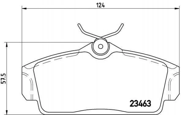 <strong>Тормозные колодки дисковые BREMBO P56 036 (фото 1)</strong>