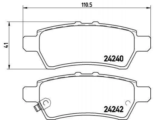 <strong>Гальмівні колодки дискові BREMBO P56060 (фото 1)</strong>