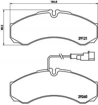 <strong>Гальмівні колодки дискові BREMBO P56 069 (фото 1)</strong>