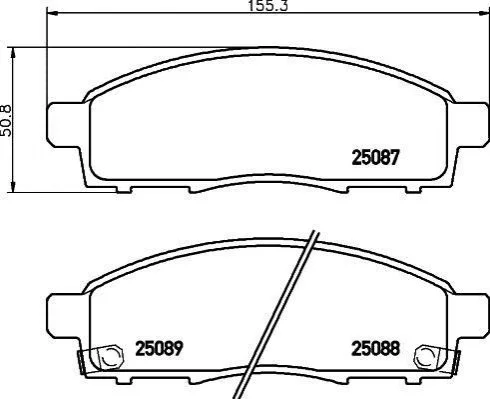 <strong>Гальмівні колодки дискові BREMBO P56 102 (фото 1)</strong>