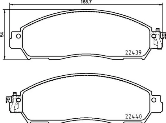<strong>Гальмівні колодки дискові BREMBO P56 120 (фото 1)</strong>