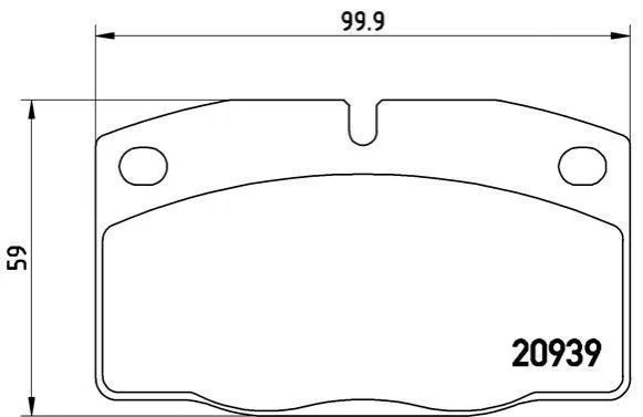 <strong>Гальмівні колодки дискові BREMBO P59 005 (фото 1)</strong>