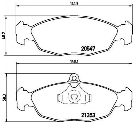 <strong>Гальмівні колодки дискові BREMBO P59 011 (фото 1)</strong>