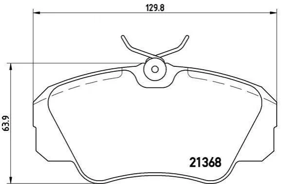 <strong>Гальмівні колодки дискові BREMBO P59 016 (фото 1)</strong>