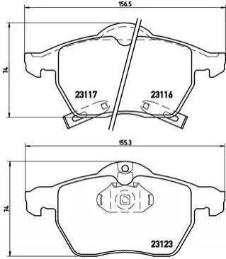 <strong>Гальмівні колодки дискові BREMBO P59 048 (фото 1)</strong>