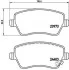 <strong>Гальмівні колодки дискові BREMBO P59050 (фото 1)</strong>