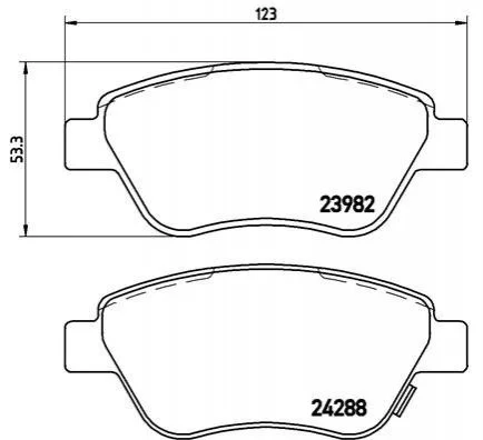 <strong>Гальмівні колодки дискові BREMBO P59051 (фото 1)</strong>
