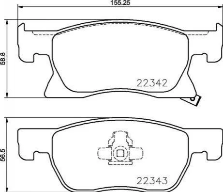 <strong>Гальмівні колодки дискові BREMBO P59 092 (фото 1)</strong>