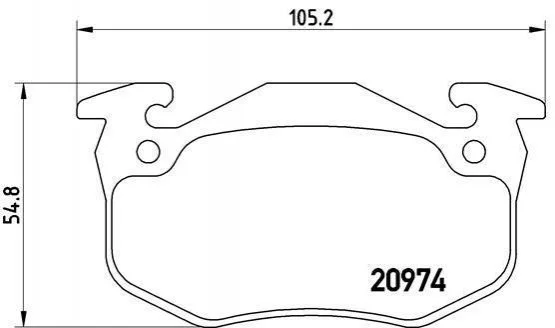 <strong>Гальмівні колодки дискові BREMBO P61 032 (фото 1)</strong>