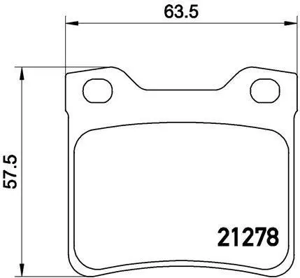 <strong>Гальмівні колодки дискові BREMBO P61058 (фото 1)</strong>