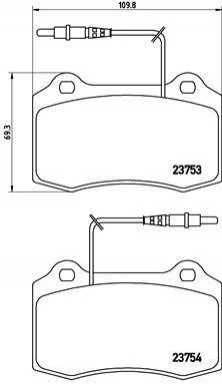 <strong>Гальмівні колодки дискові BREMBO P61 064 (фото 1)</strong>
