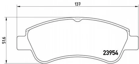 Гальмівні колодки дискові для Peugeot, Citroen, Mitsubishi, Great Wall BREMBO P61066 фото товару