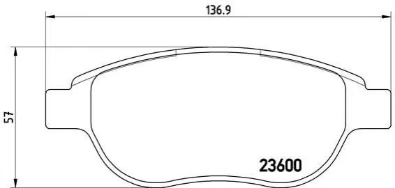 <strong>Гальмівні колодки дискові BREMBO P61068 (фото 1)</strong>