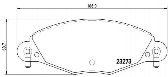 <strong>Гальмівні колодки дискові BREMBO P61 072 (фото 1)</strong>