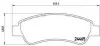 <strong>Гальмівні колодки дискові BREMBO P61091 (фото 1)</strong>